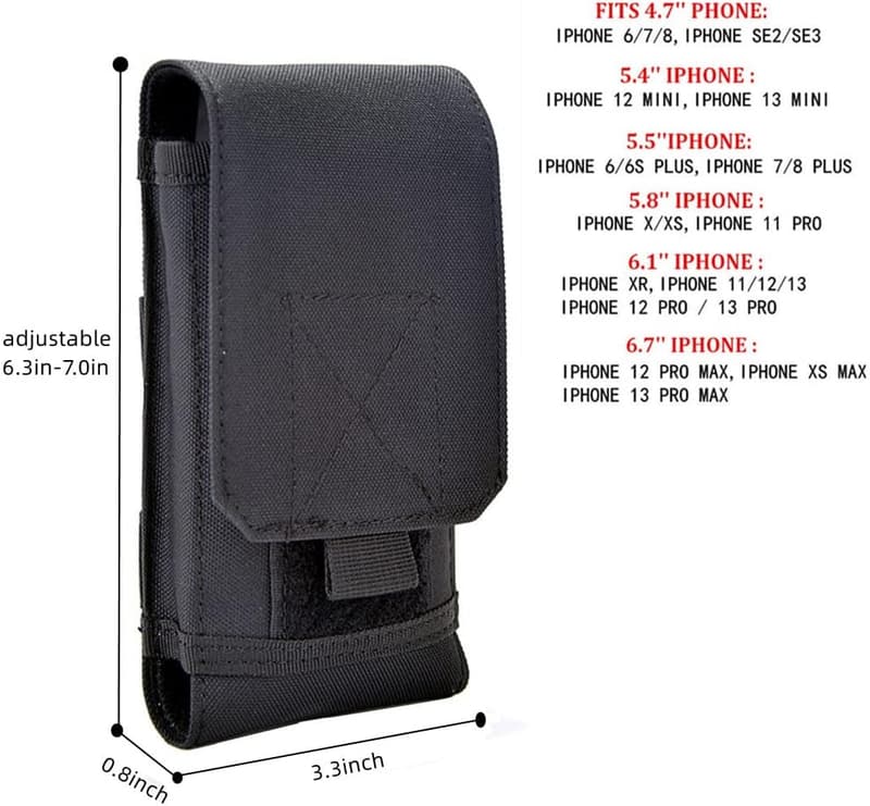 Tactical MOLLE Holster for Mobile Phones - EDC Waist Bag