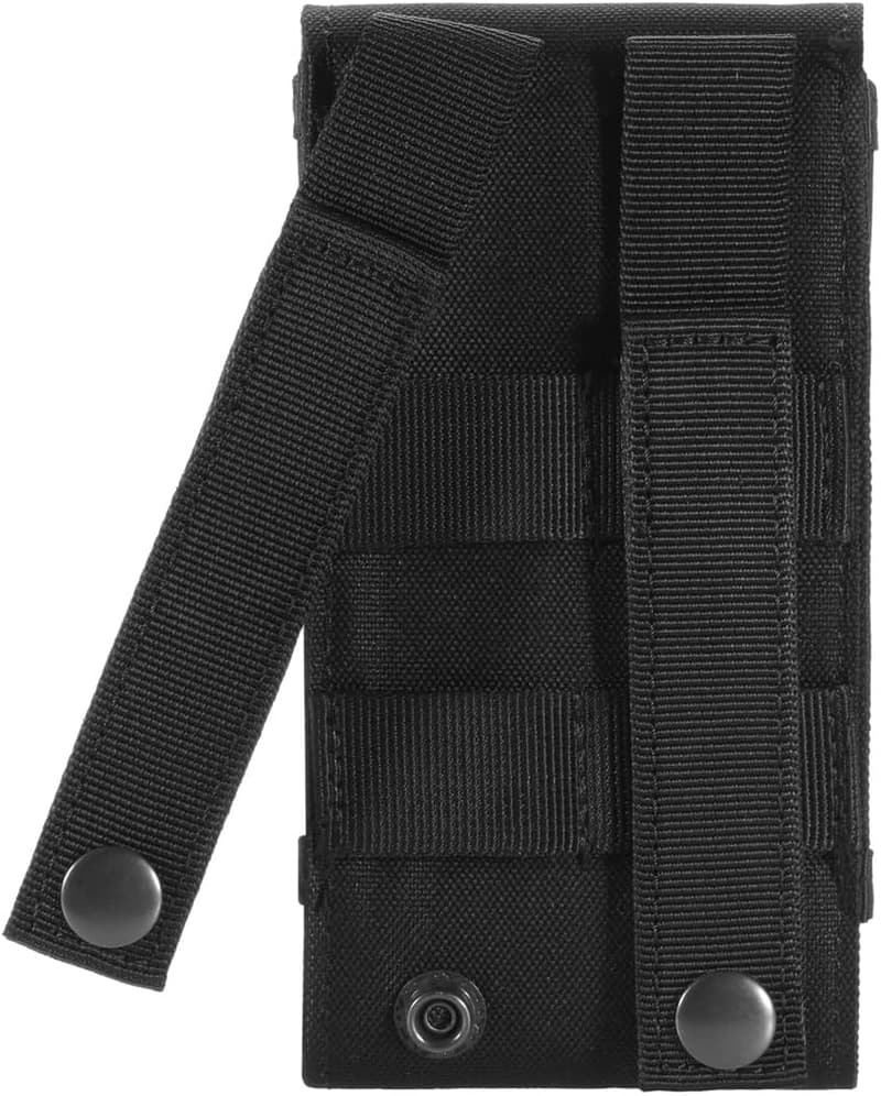 Black Camo Molle Phone Holster Bag for iPhone Pro Max