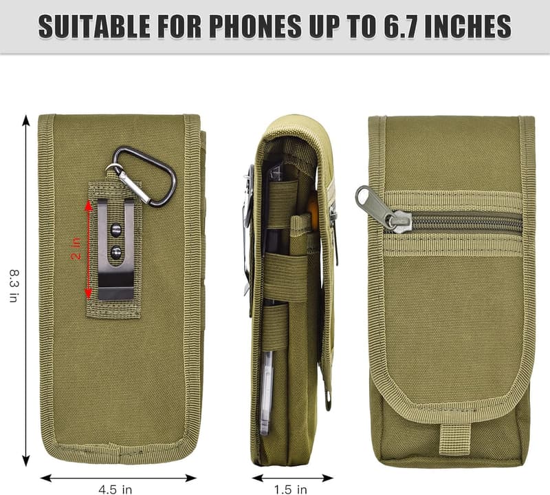Multi-Purpose Tactical Phone Holster for Work & Outdoor Use