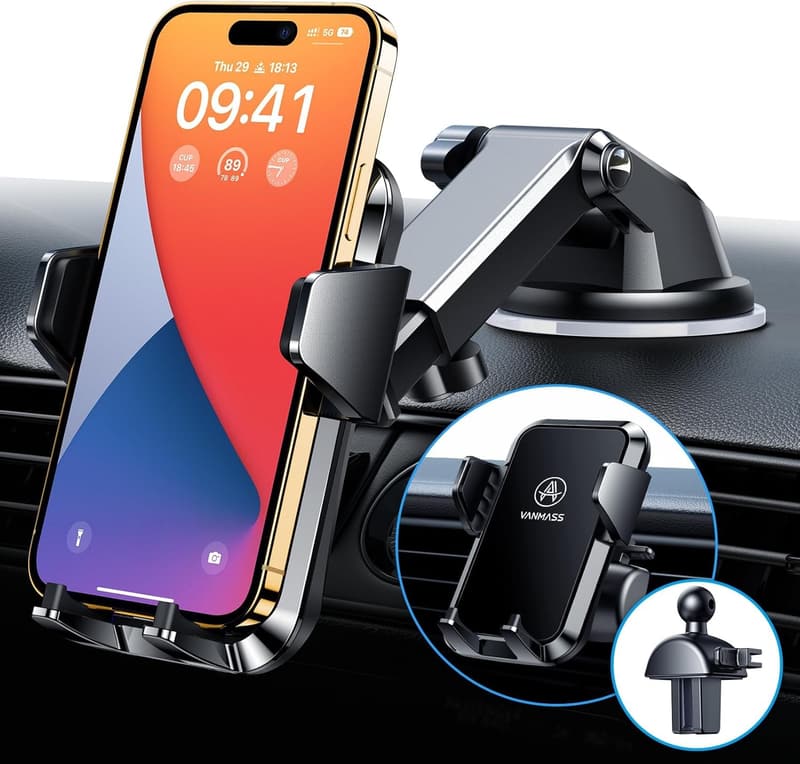 2025 Upgraded Military-Grade Car Phone Holder for Dashboard