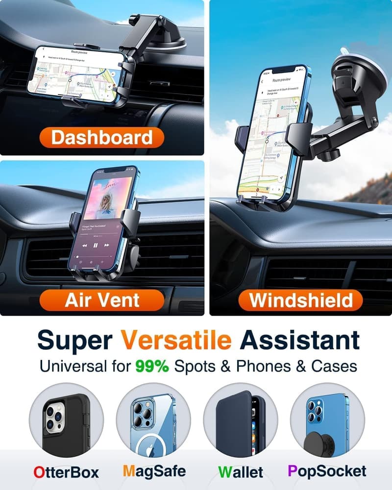 2025 Upgraded Military-Grade Car Phone Holder for Dashboard