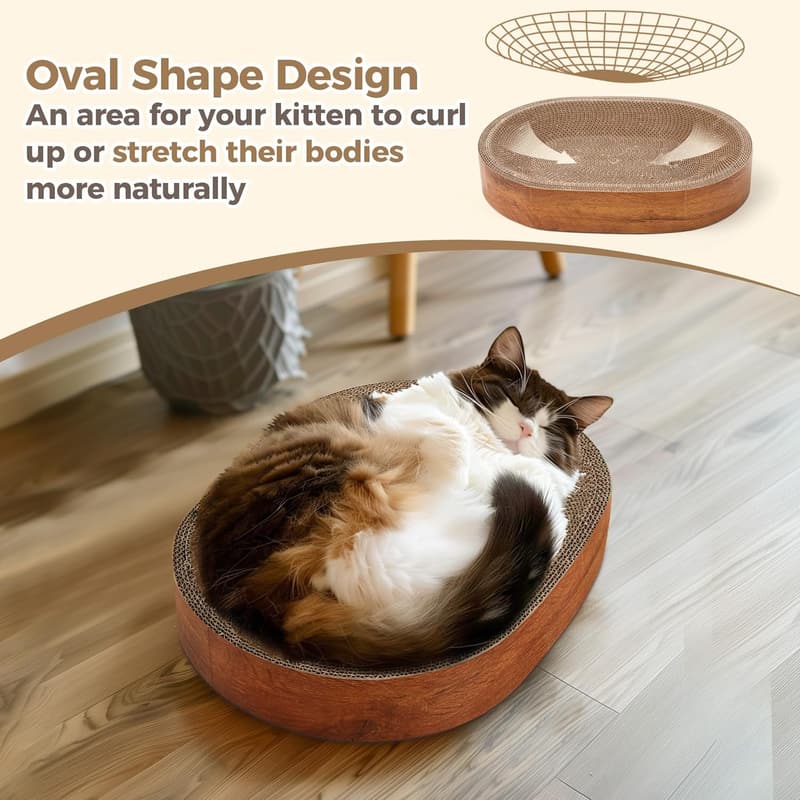 Durable Cardboard Cat Scratching Pad for Indoor Cats