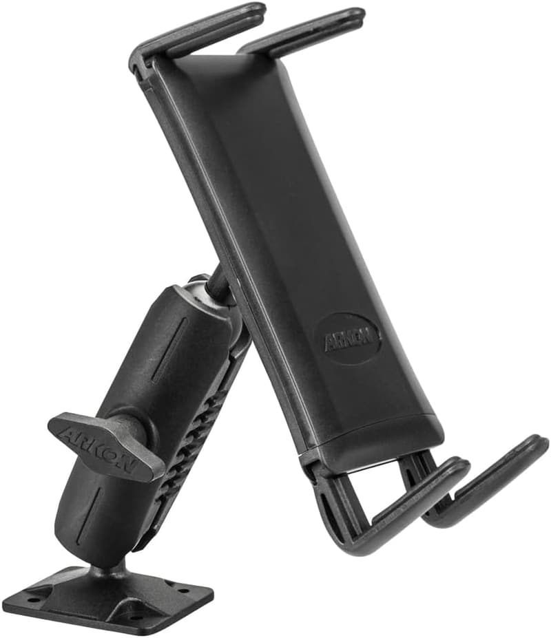 Car Phone Holder with Secure Grip & Drill Base, Heavy Duty