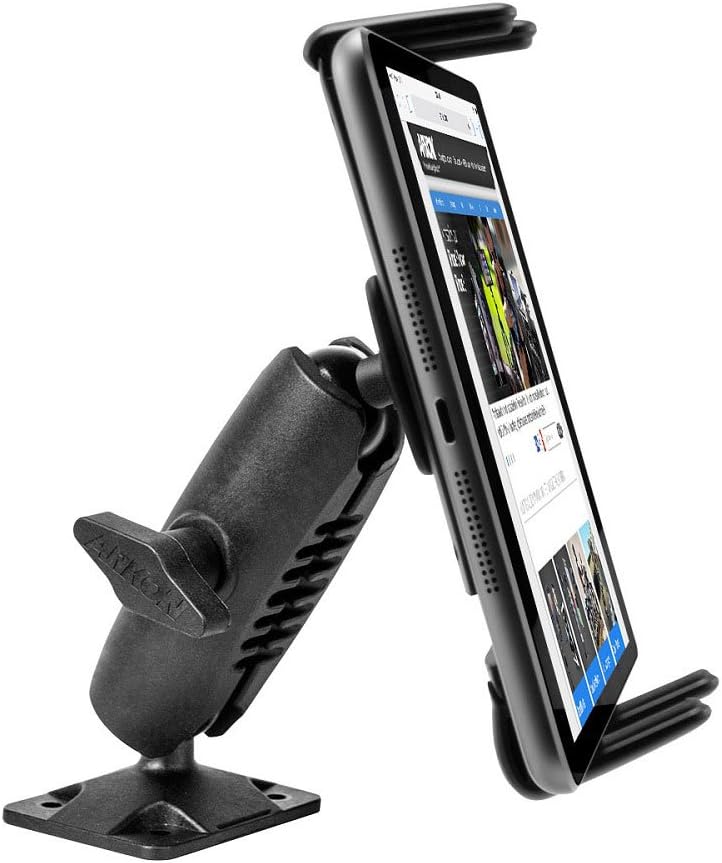 Car Phone Holder with Secure Grip & Drill Base, Heavy Duty