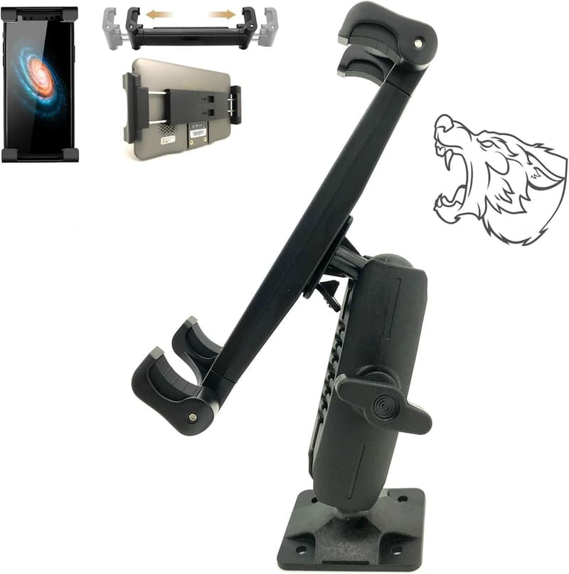 Universal Drill Base Mount for Tablets & Smartphones in Trucks
