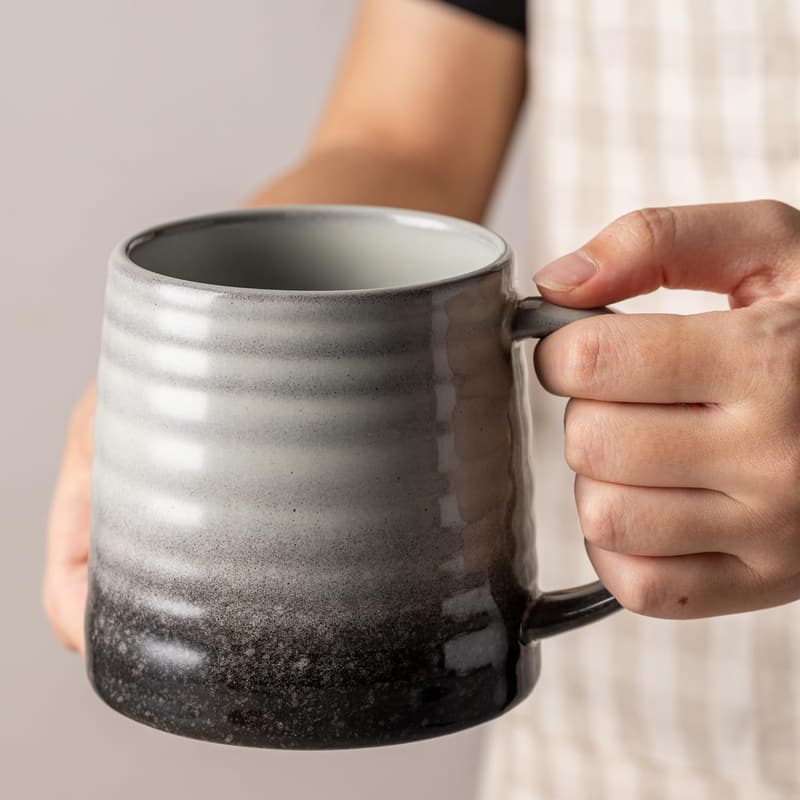 Handmade Ceramic Coffee Mug - 16oz Transmutation Glaze