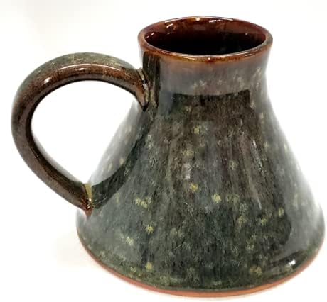 Handmade Seamist Glaze Ceramic Travel Mug - Unique Drinkware