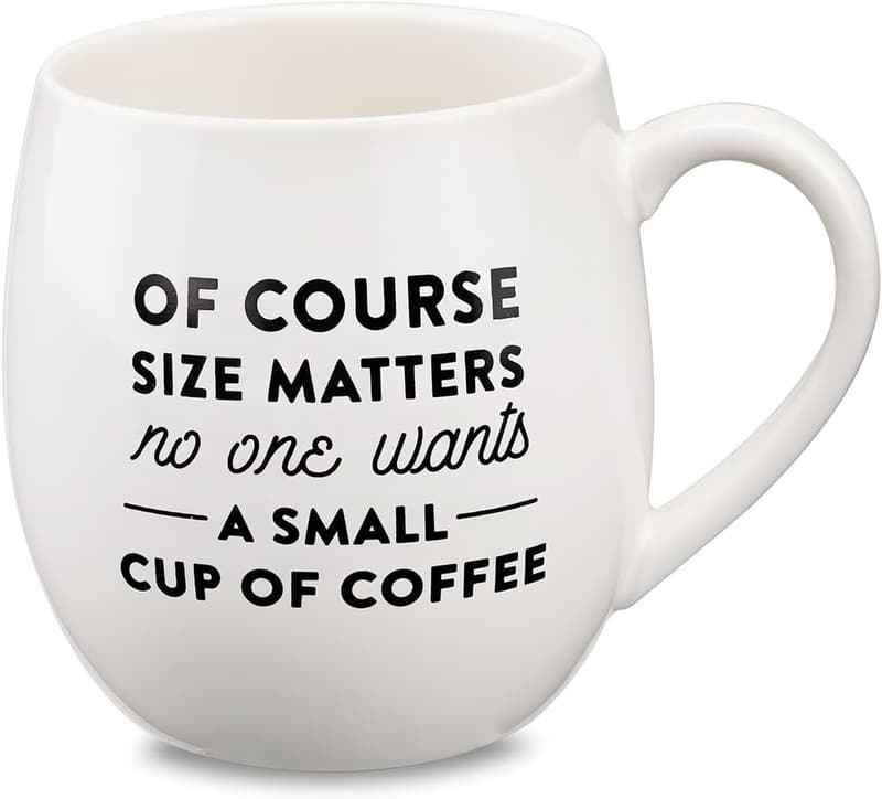 Large 24 Oz Ceramic Coffee Mug - Jumbo Latte Cup, Dishwasher Safe