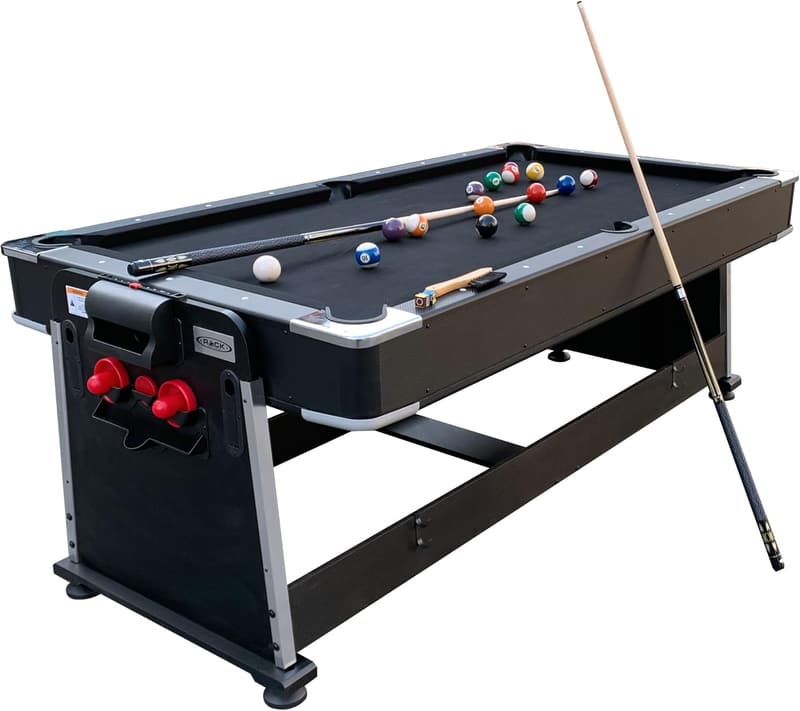 Triad 7-Foot 3-in-1 Swivel Billiard Pool Table