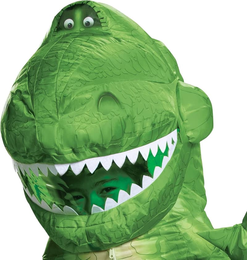 Kids' Toy Story Inflatable T-Rex Costume with Fan, Green