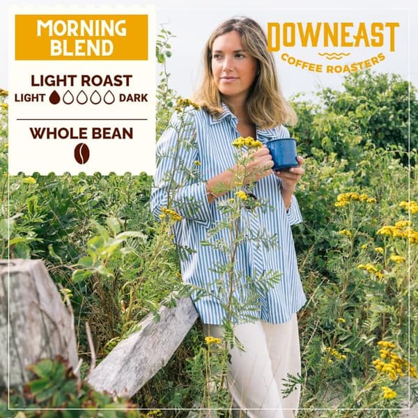 Morning Breakfast Blend Whole Bean Coffee - Light Roast, 100% Arabica (2lb)
