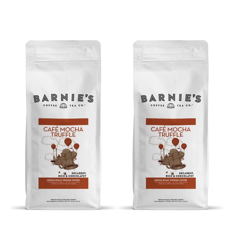 Decadent Mocha Truffle Ground Coffee, 12 oz Bag (Pack of 2)