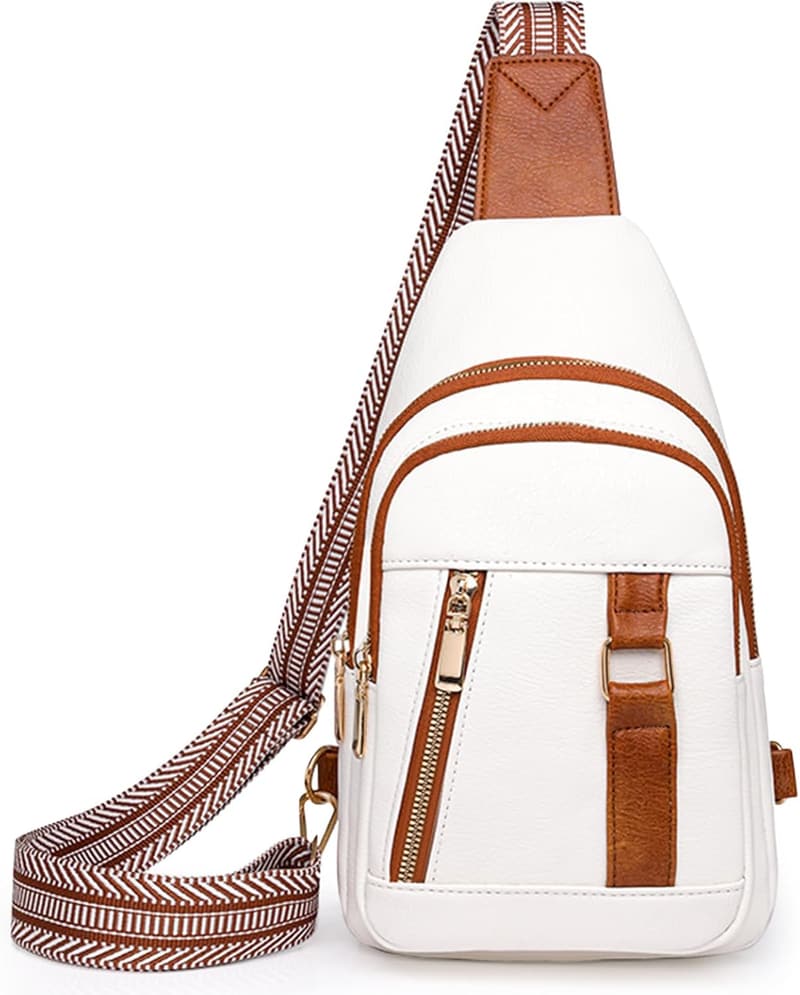 Mother's Day Leather Crossbody Sling Bag for Women