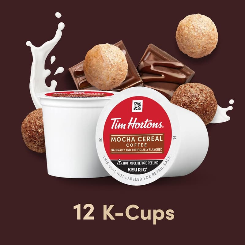 Tim Hortons Mocha Coffee K-Cup Pods, 12 Count