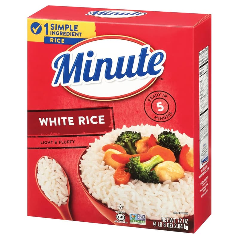 Instant White Rice, 72-Ounce Box for Quick Meals