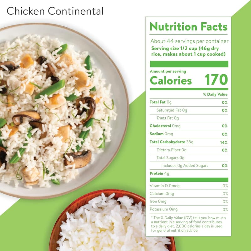 Instant White Rice, 72-Ounce Box for Quick Meals