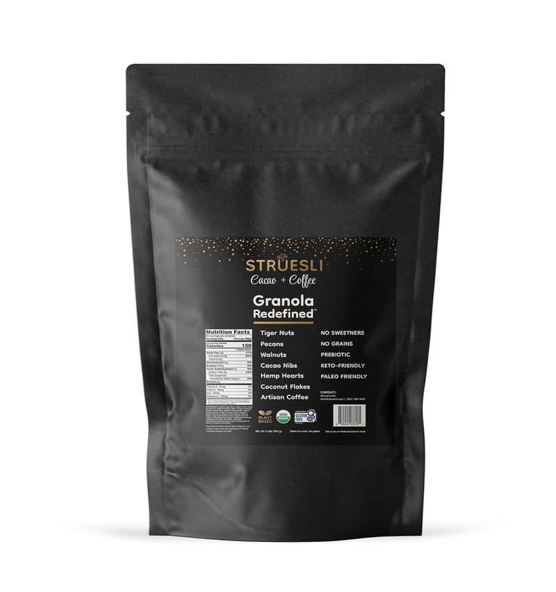 Organic Cacao & Coffee Granola | Keto, Paleo, Gluten-Free Snack