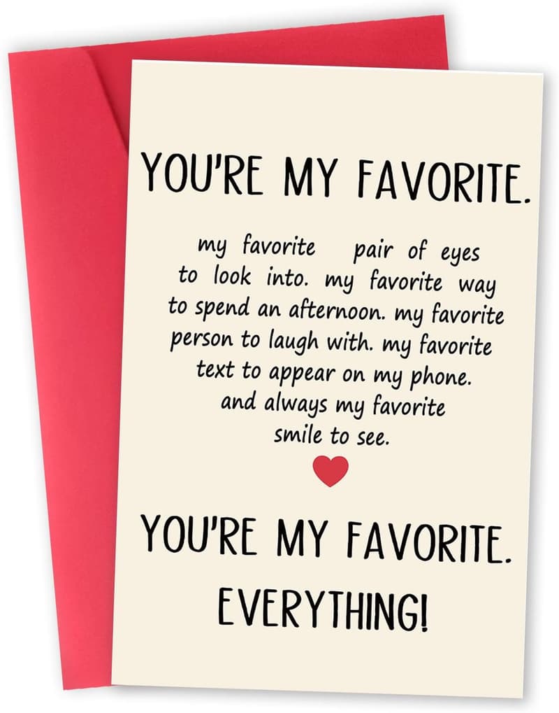 Anniversary Card for Husband - Perfect Gift for Him