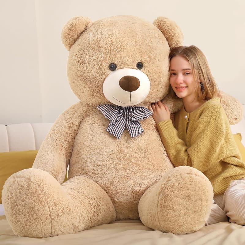 5ft Plush Teddy Bear for Kids - Ideal for Baby Showers & Gifts