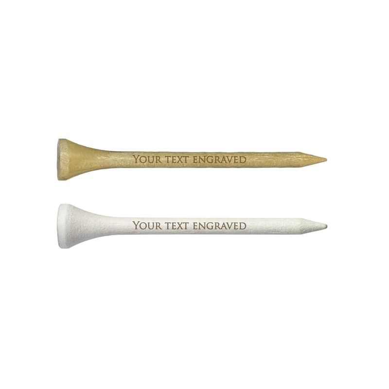 Custom Laser Engraved Golf Tees - Personalized Golf Gift