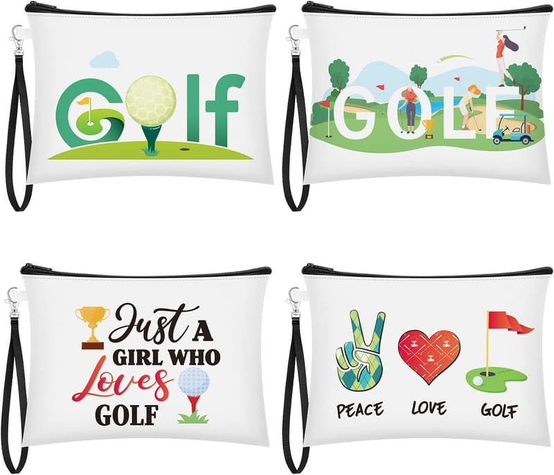 Golf Gifts for Women - 4 Inspirational Cosmetic Bags