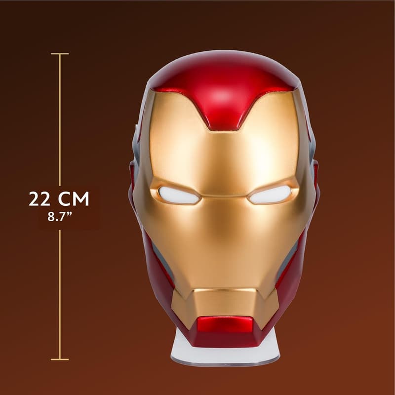 Iron Man Helmet Light - Official Marvel Collectible Lamp