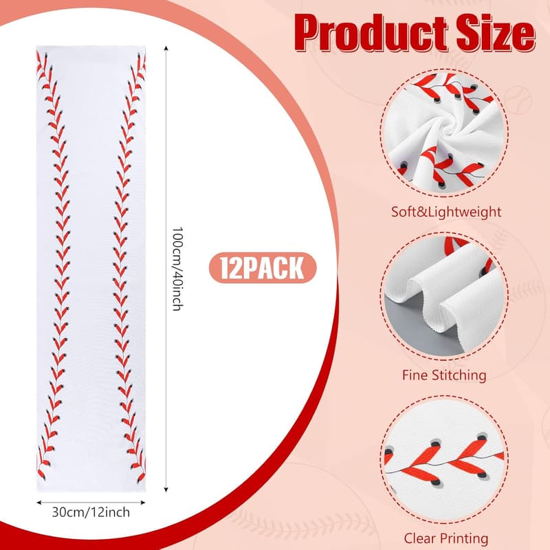 Cooling Towels for Athletes - 12 Pcs Breathable Microfiber, 40
