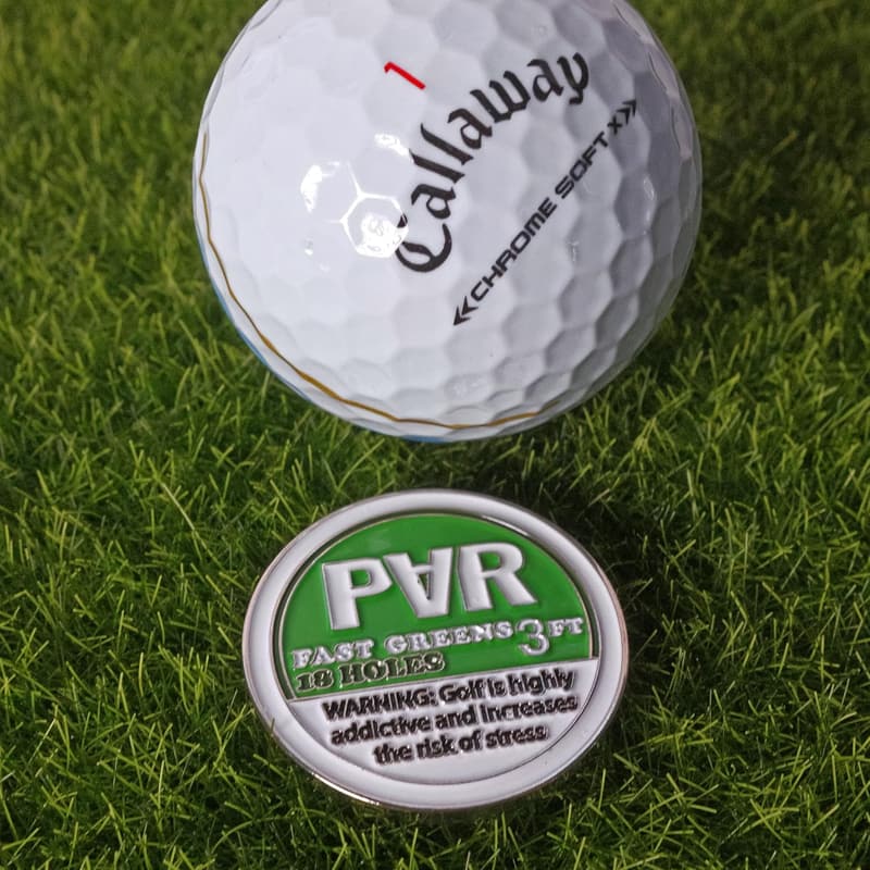 Funny Golf Ball Marker with Magnetic Clip - Gift for Men