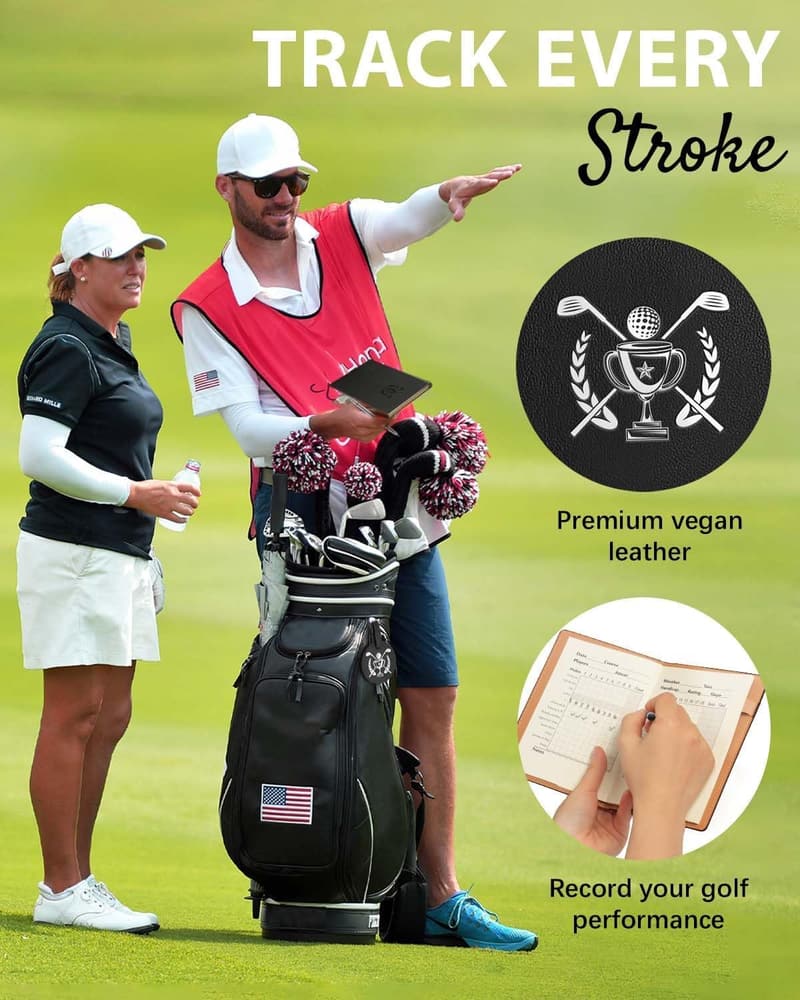 Funny Birthday Golf Gift Set for Dad: Scorecard, Tees & Pen