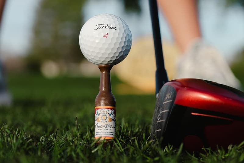 Virtually Unbreakable Beer Bottle Golf Tees - 6 Pack Gift for Golfers