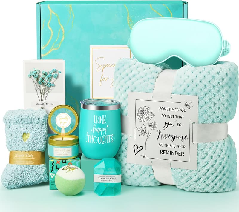 Relaxing Spa Gift Basket Set for Women - Self-Care Birthday Gift