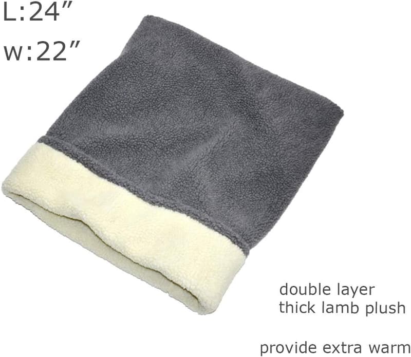 Self-Warming Cat Bed Cave & Sleeping Bag for Pets