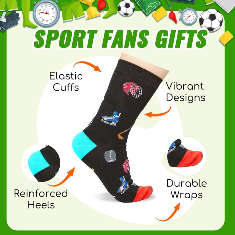 Gamer Socks for Teens - Sports Gift for Ages 4-18