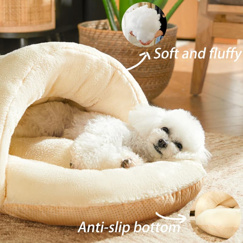 Ultra Soft Plush Pet Bed for Dogs and Cats, Ideal for Indoor Use