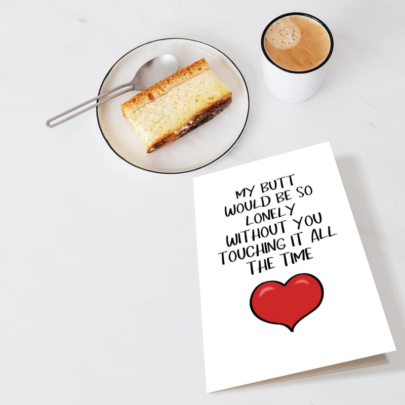 Cheeky Anniversary Card for Him - 