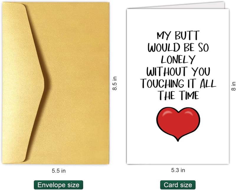 Cheeky Anniversary Card for Him - 
