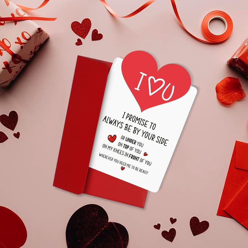 Funny Valentine's Day Card for Him - Men's Gift for Husband/Boyfriend