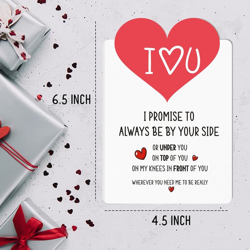 Funny Valentine's Day Card for Him - Men's Gift for Husband/Boyfriend
