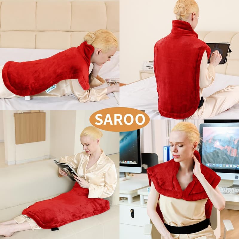 XXL Electric Heating Pad for Back Pain Relief - 24