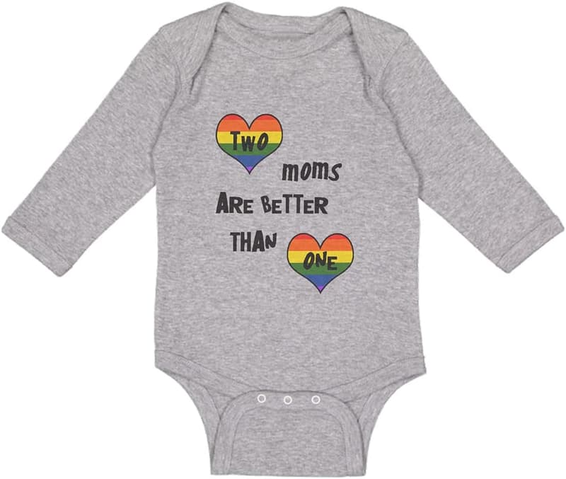 Moms Are Better Than One Baby Long Sleeve Bodysuit