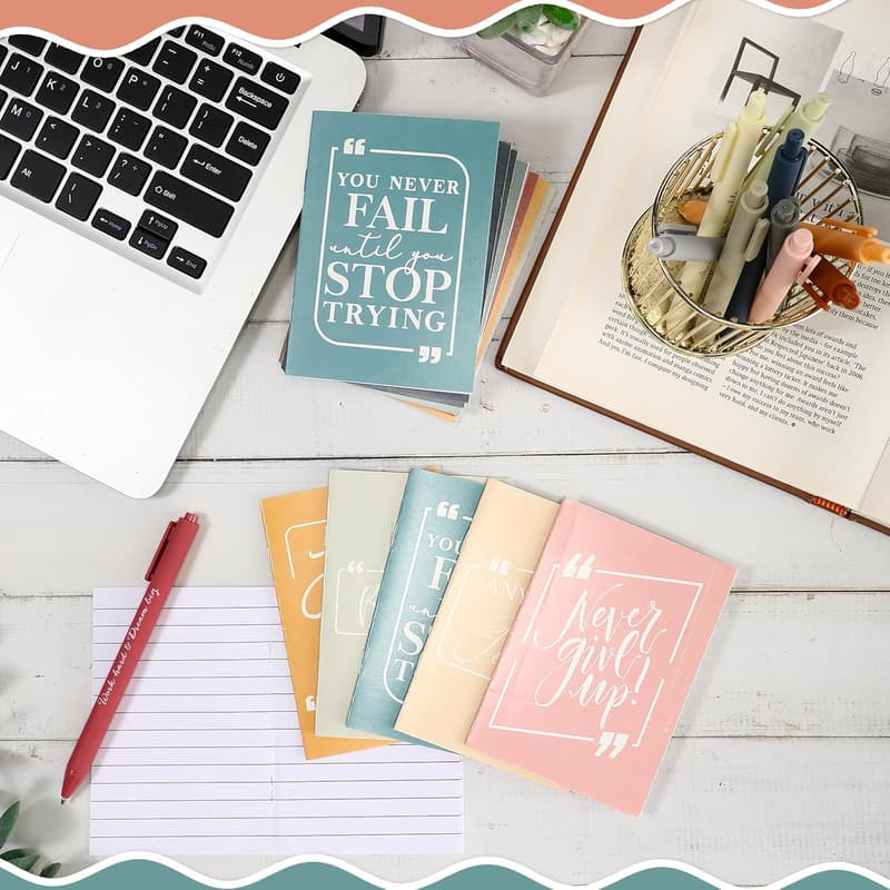 Graduation Inspirational Notepads & Pens Set - 60 Pcs
