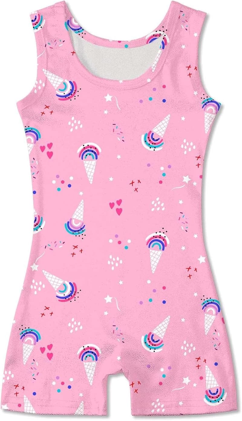 Sparkly Gymnastics Leotards for Girls Ages 2-10