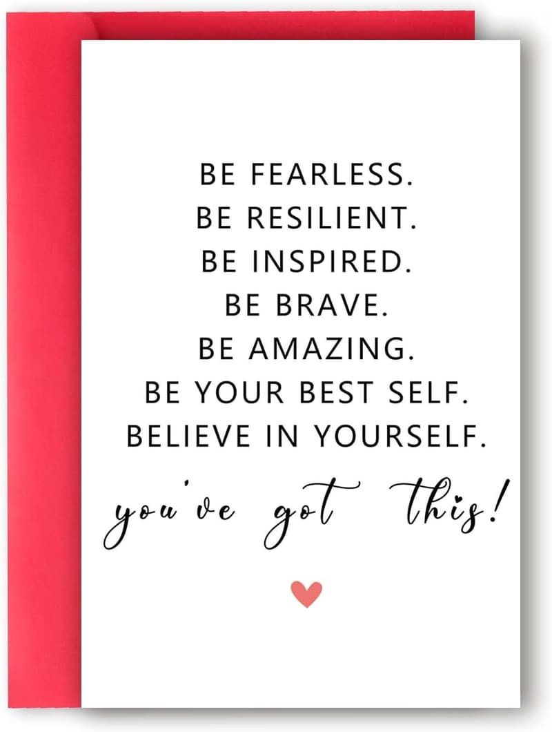 Motivational Get Well Card for Men and Women