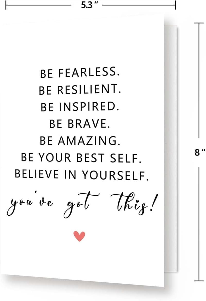 Motivational Get Well Card for Men and Women