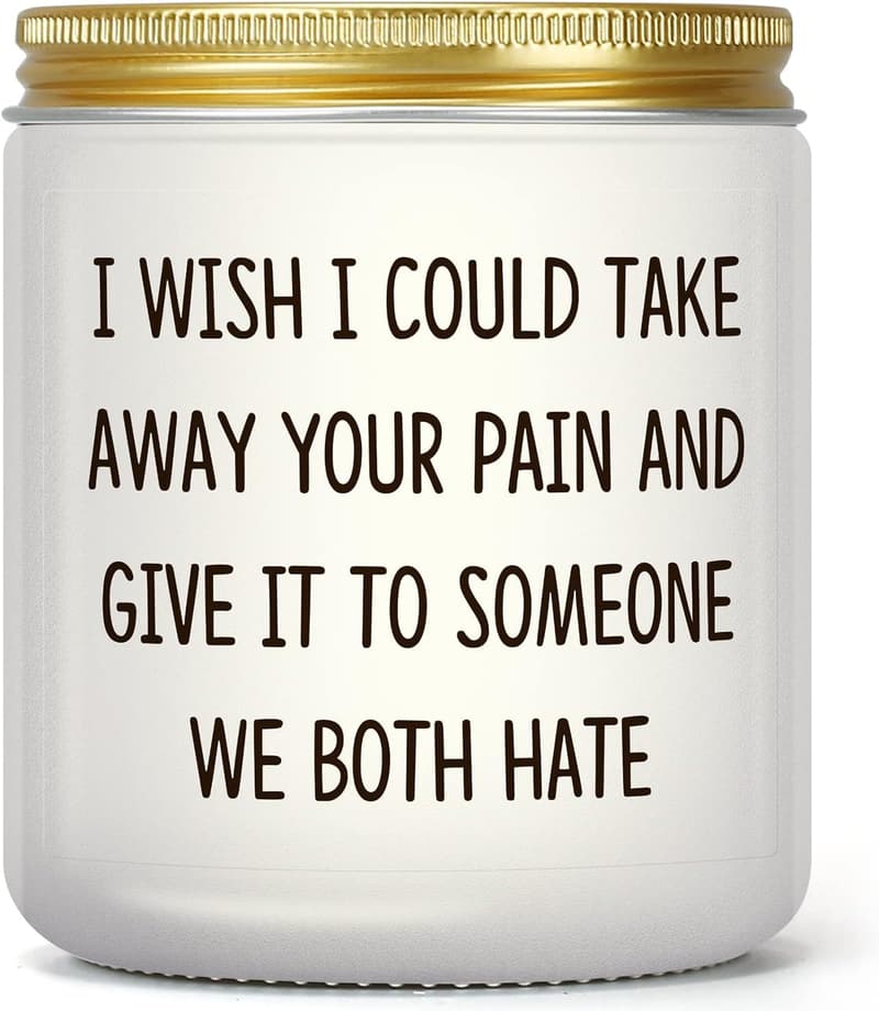 Get Well Soon Candle Gift for Women and Men