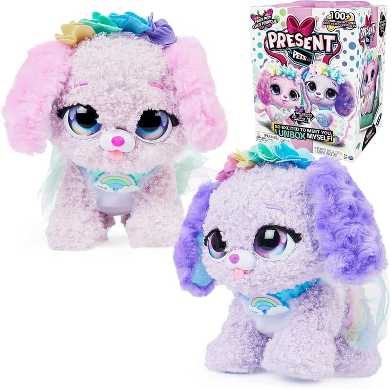 Interactive Surprise Plush Fairy Puppy Toy for Girls