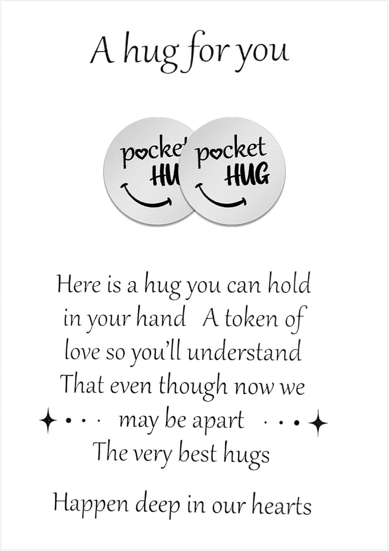 Pocket Hug Token Keepsake for Him - Cheer Up Gift Set