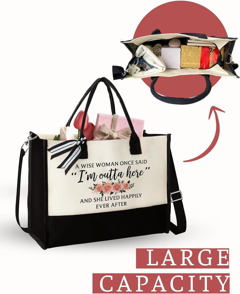 2025 Retirement Tote Bag for Women - Gift for Boss or Teacher