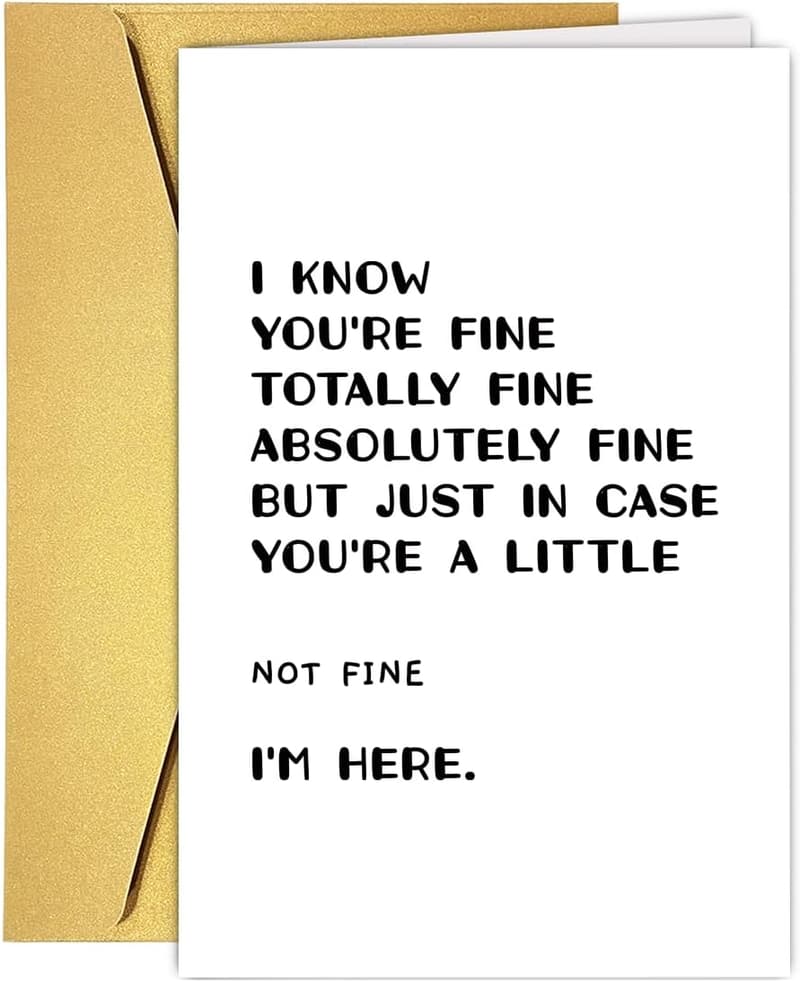 Humorous Get Well Card for Friends & Loved Ones