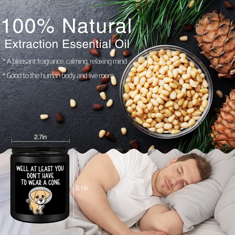 Get Well Soon Sandalwood Candles for Men
